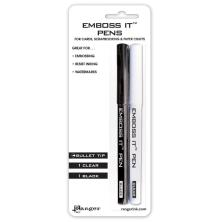 Ranger Emboss It Pens 2/Pkg - Clear + Black