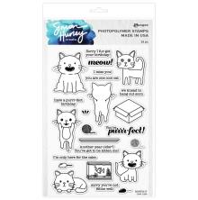 Simon Hurley create. Clear Stamps 6X9 - Cool Cats