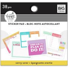 Me &amp; My Big Ideas Happy Planner Tiny Sticker Pad - Savvy Saver Budget UTGENDE