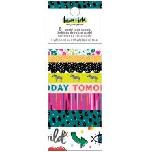 Amy Tan Washi Tape 8/Pkg -  Brave &amp; Bold