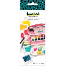 Amy Tangerine Watercolor Set - Brave &amp; Bold