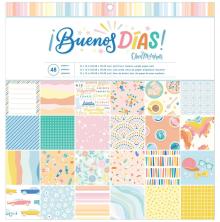 American Crafts Single-Sided Paper Pad 12X12 - Obed Marshall Buenos Dias