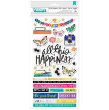 Vicki Boutin Color Study Thickers Stickers 5.5X11 - All This Happiness