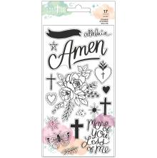 Creative Devotion Draw Near Clear Stamps 17/Pkg