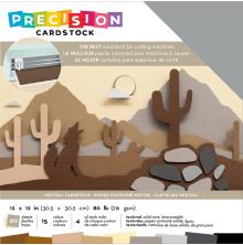 American Crafts Precision Cardstock Pack 12X12 60/Pkg - Neutral Textured