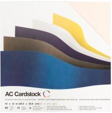 American Crafts Smooth Cardstock Pack 12X12 60/Pkg - Modern Neutral
