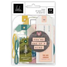 Heidi Swapp Tag Set 14/Pkg -  Care Free