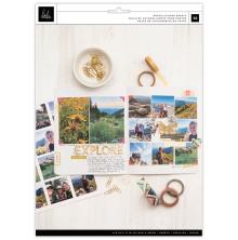 Heidi Swapp Storyline Chapters Photo Paper 8.5X11 12/Pkg - Matte