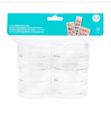 We R Memory Keepers Screw Stack Jars 8/Pkg - Large