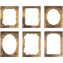 Tim Holtz Idea-Ology Curio Frames 6/Pkg