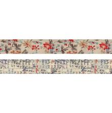 Tim Holtz Idea-Ology Linen Tape 1X3yd 2/Pkg - Floral