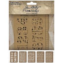 Tim Holtz Idea-Ology Stencil Cards 5/Pkg