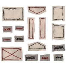 Tim Holtz Idea-Ology Stitched Scraps 16/Pkg