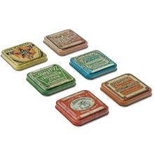 Tim Holtz Idea-Ology Tin Tops 6/Pkg