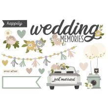 Simple Stories Simple Page Pieces - Happily Ever After Wedding Memories UTGENDE