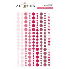 Altenew Enamel Dots 153/Pkg - Red Cosmos