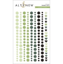 Altenew Enamel Dots 153/Pkg - Green Fields