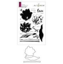 Altenew Clear Stamp And Die Build A flower - Parrot Tulips