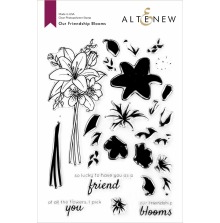 Altenew Clear Stamps 6X8 - Our Friendship Blooms