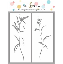 Altenew Stencil 3X6 2/Pkg - Tall Foliage