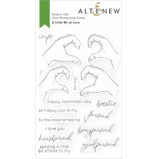 Altenew Clear Stamps 4X6 - A Little Bit of Love