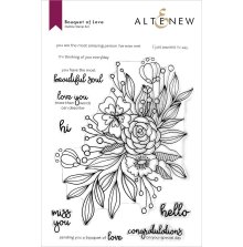Altenew Clear Stamps 6X8 - Bouquet of Love