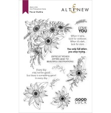 Altenew Clear Stamps 6X8 - Floral Dahlia