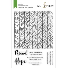 Altenew Clear Stamps 6X8 - Whimsical Herringbone