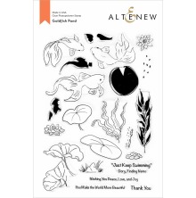 Altenew Clear Stamps 6X8 - Goldfish Pond