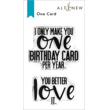 Altenew Clear Stamps 2X3 - One Card
