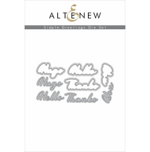 Altenew Die Set - Simple Greetings