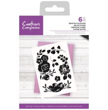 Crafters Companion Photopolymer Stamp Set - Beautiful Blossoms