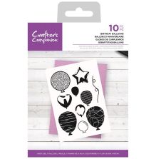 Crafters Companion Photopolymer Stamp Set - Birthday Balloons
