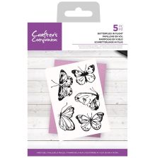 Crafters Companion Photopolymer Stamp Set - Butterflies in Flight