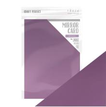 Tonic Studios Craft Perfect Mirror Card A4 - Soft Amethyst 9480E