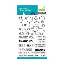 Lawn Fawn Clear Stamps 4X6 - Hero Arts Big Thanks