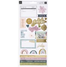 Heidi Swapp Cardstock Stickers 48/Pkg - Care Free