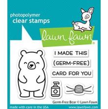 Lawn Fawn Clear Stamps 2X3 - Germ-Free Bear LF2462