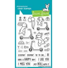 Lawn Fawn Clear Stamps 4X6 - Scootin By