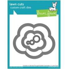 Lawn Fawn Dies - Outside In Stitched Thought Bubble Stack LF2574