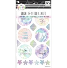 Me &amp; My Big Ideas Happy Planner Stickers 5 Sheets - Pastel Tie Dye UTGENDE