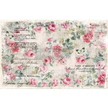 Prima Re-Design Decoupage Tissue Paper 19X30 2/Pkg - Floral Wallpaper