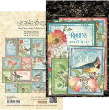 Graphic 45 Ephemera &amp; Journaling Cards - Bird Watcher