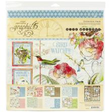 Graphic 45 Collection Pack 12X12 - Bird Watcher