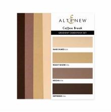 Altenew Gradient Cardstock Set - Coffee Break