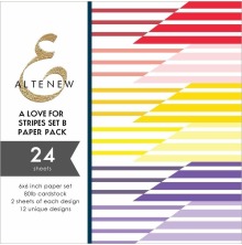 Altenew A Love for Stripes 6x6 Paper Pack - Set B