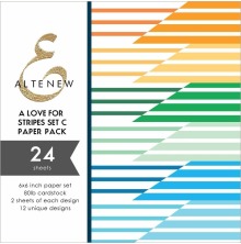 Altenew A Love for Stripes 6x6 Paper Pack - Set C