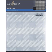 Altenew Embossing Folder - Buffalo Plaid 3D