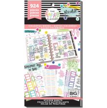 Me &amp; My Big Ideas Happy Planner Sticker Value Pack - Colorful Boxes 924
