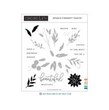 Concord &amp; 9th Clear Stamps 6X6 - Botanical Turnabout